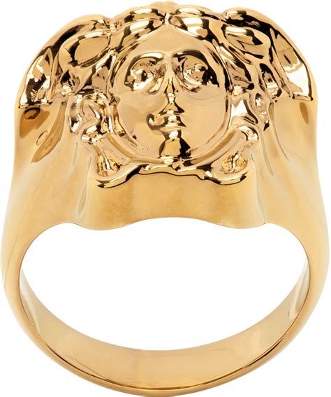 versace rapper medusa ring|Versace Medusa ring women.